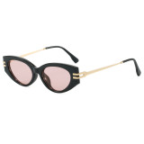 Retro Steampunk Style Small Oval Sunglasses