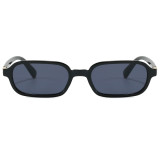 Retro Narrow Frame Rectangle Outdoor Vacation Photo Decorative Sunglasses