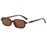 Retro Narrow Frame Rectangle Outdoor Vacation Photo Decorative Sunglasses
