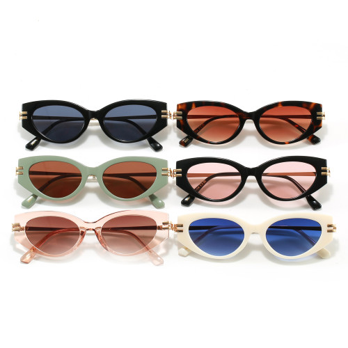 Retro Steampunk Style Small Oval Sunglasses