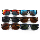 Retro Rectangle Sports Driving Polarized Sunglasses