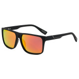 Retro Rectangle Sports Driving Polarized Sunglasses