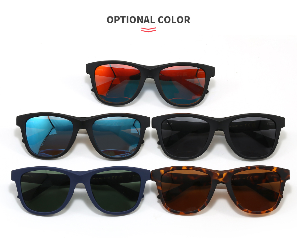 Sunglasses model wearing fitment