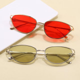 Retro Small Oval Cat Eye Steampunk Style Sunglasses