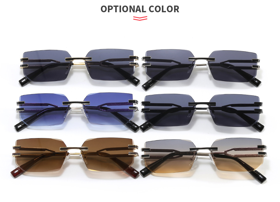 Vintage Metal Frame Sunglasses Side View