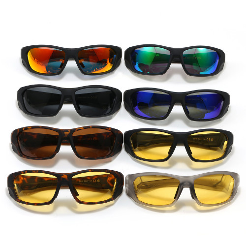 Oversized Polarized Wrap-Around Sports Sunglasses for Men/Women