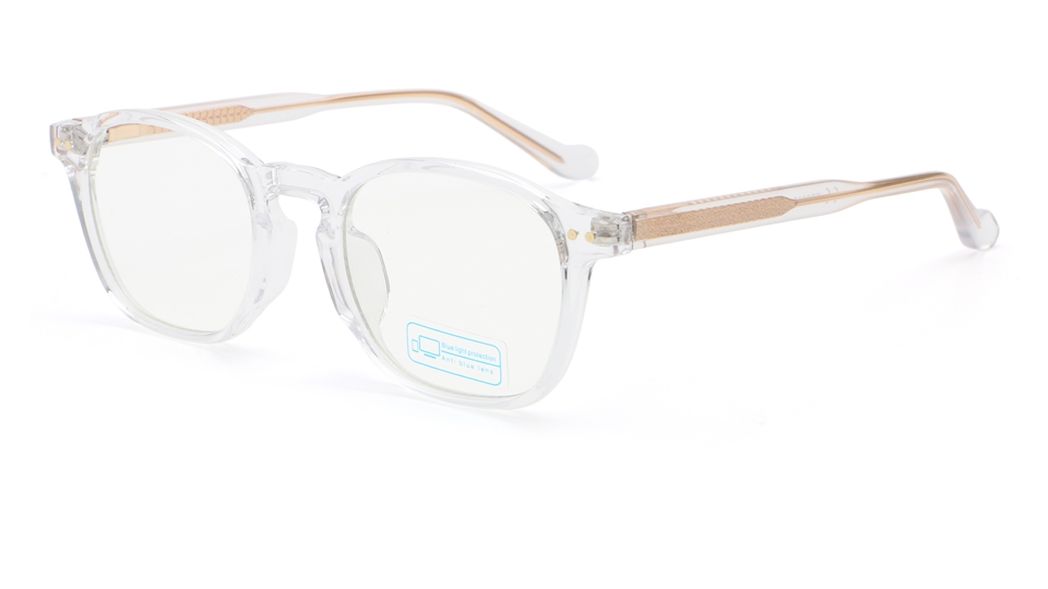 Vintage Round TR90 Glasses Detail