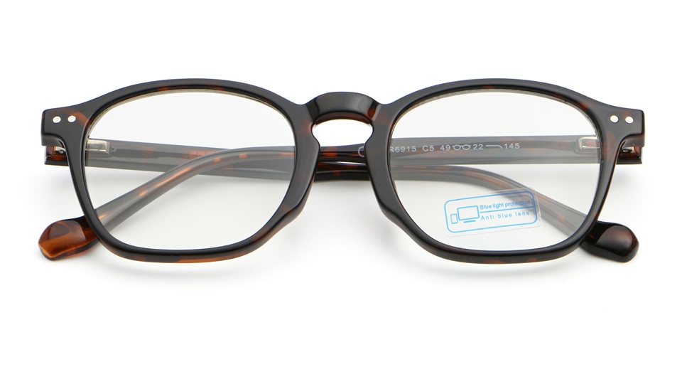 Vintage Round TR90 Glasses Detail