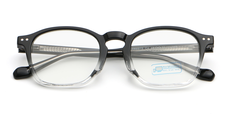 Vintage Round TR90 Glasses Detail