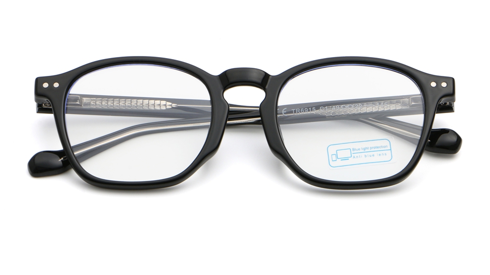 Vintage Round TR90 Glasses Detail