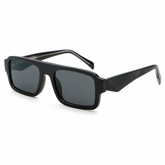 Retro Flat Top Square Sunglasses