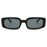 Retro Bold Rectangle Sunglasses UV400 - Premium CP Wire Core Temples