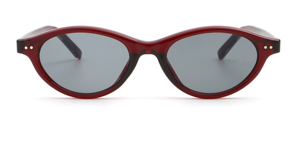 Oval sunglasses side profile