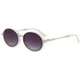 Retro Luxury Oval Metal Frame Y2K Style UV400 Shades Sunglasses