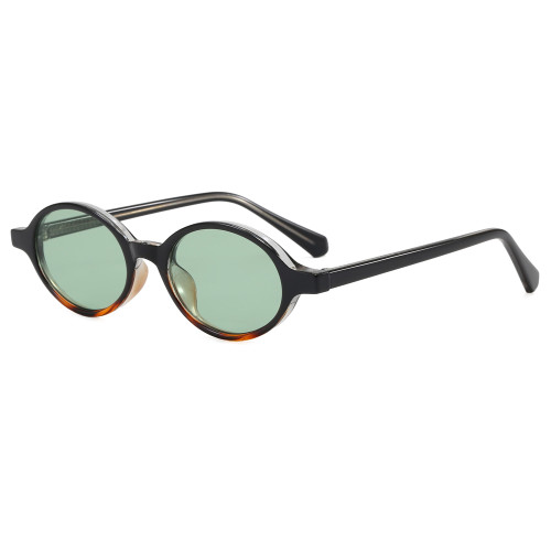 Vintage Small Narrow Oval Frame Classic 90s Style UV400 Shades Sunglasses