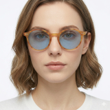 Vintage Round Polarized Sunglasses for Men & Women