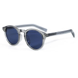 Vintage Round TR Frame Polarized Shades Sunglasses for Men and Women