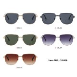 Vintage Irregular Square Metal Frame Shades UV400 Protection Sunglasses for Men Women