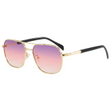 Vintage Double Bridge Pilot Sunglasses for Men Women