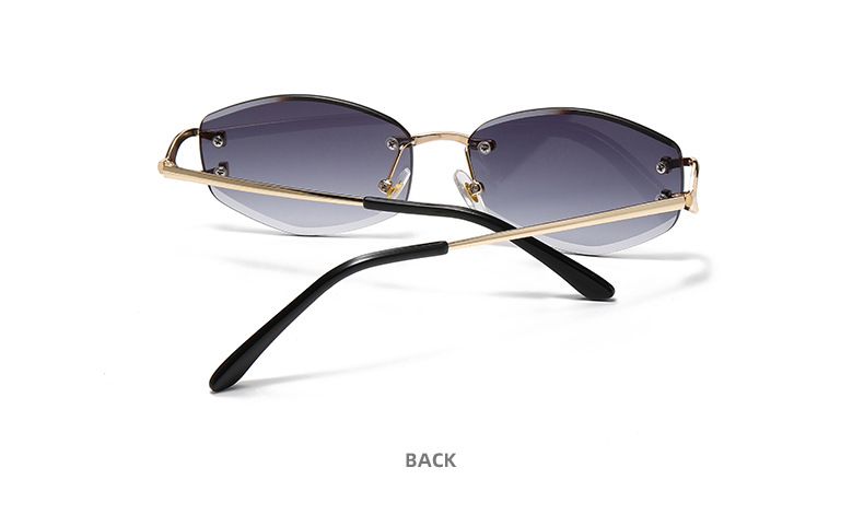 Retro Rimless Sunglasses 7