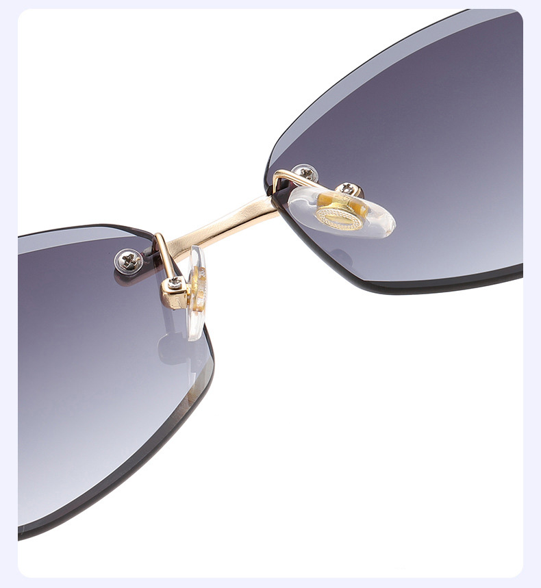 Retro Rimless Sunglasses 3