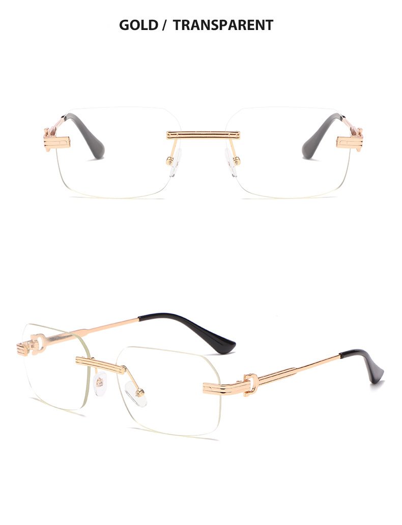 Rimless Sunglasses Try-on