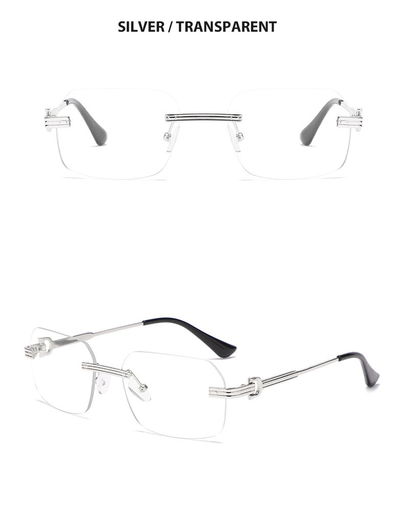 Rimless Sunglasses Style