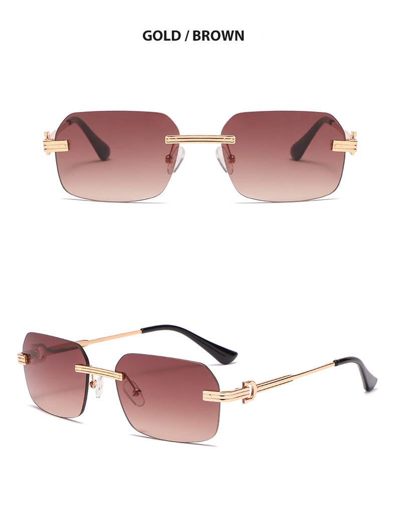 Rimless Sunglasses Details