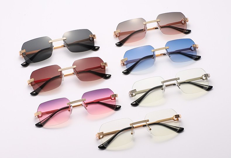 Vintage Rimless Sunglasses