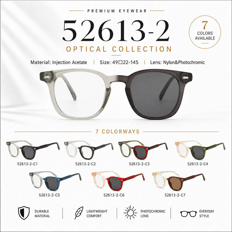 526 Photochromic Acetate Series VIP optical eyewear catalog cover