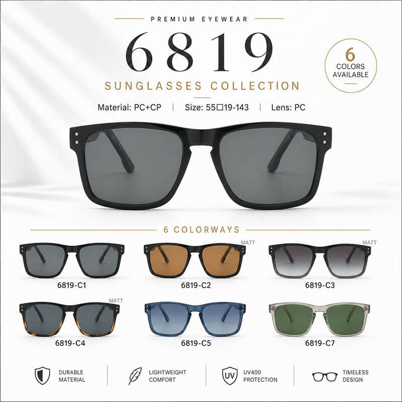68 Series VIP sunglasses catalog cover with 28 selected eyewear styles