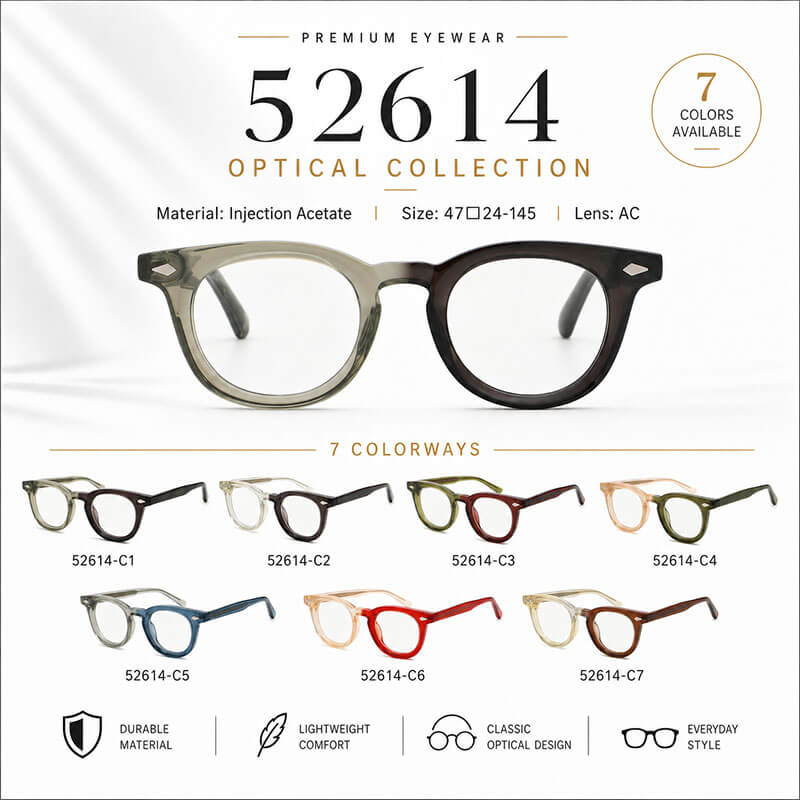 526 Photochromic Acetate Frame Series VIP catalog cover with 14 photochromic optical frame styles