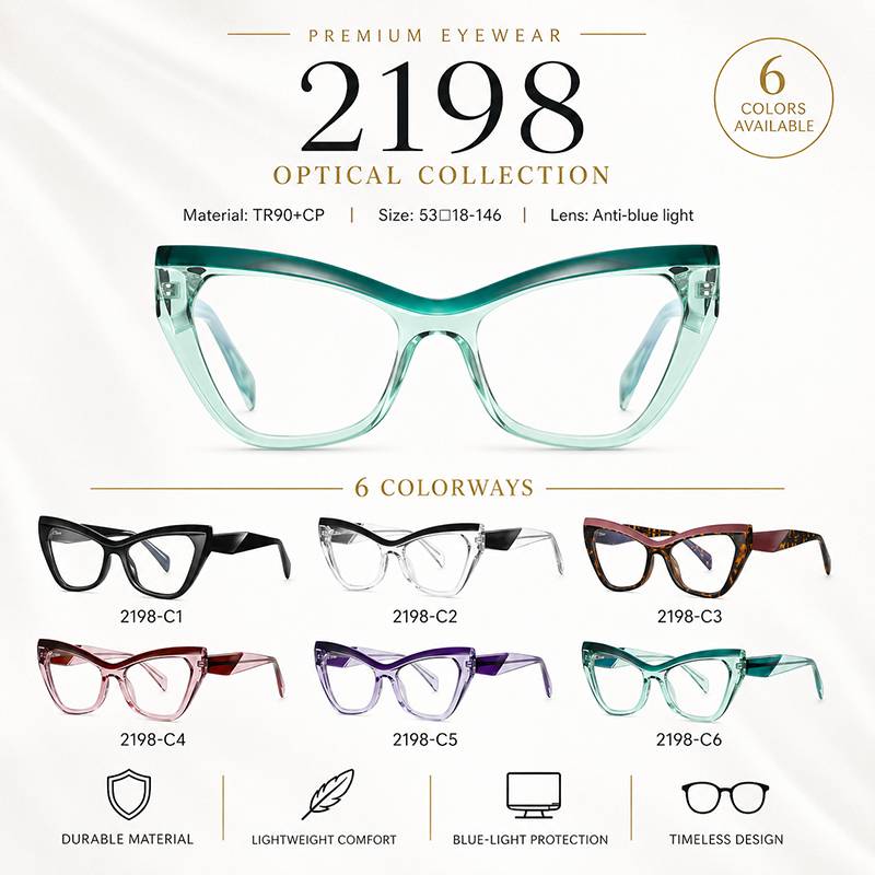 Anti-blue TR90+CP eyewear catalog 2101-2199 cover