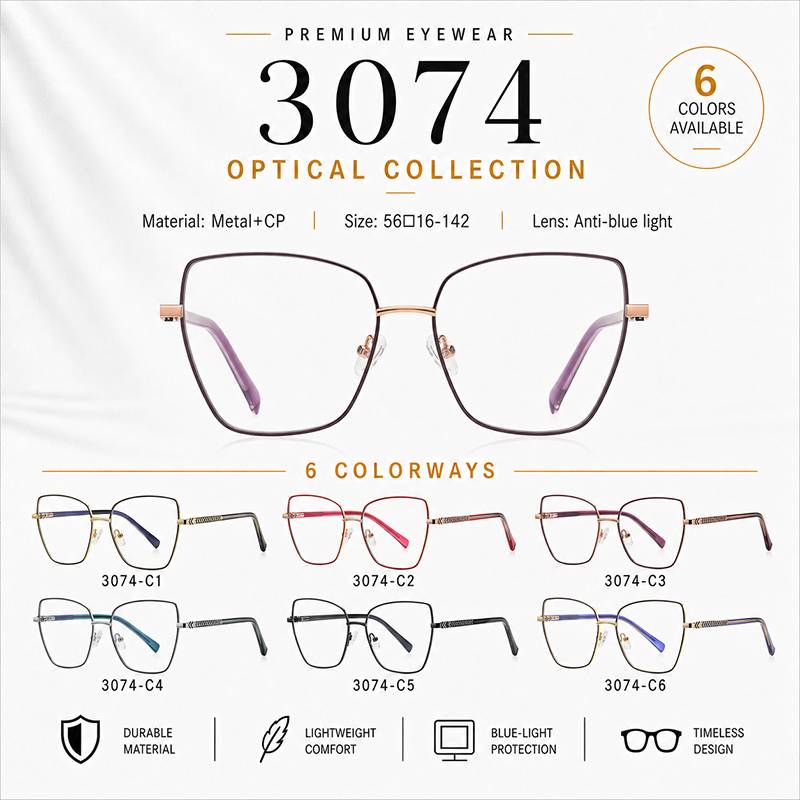 Anti-blue metal eyewear catalog 3001-3099 cover