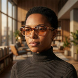 Retro Rectangle Sunglasses for Men and Women – Thick Frame Vintage Style