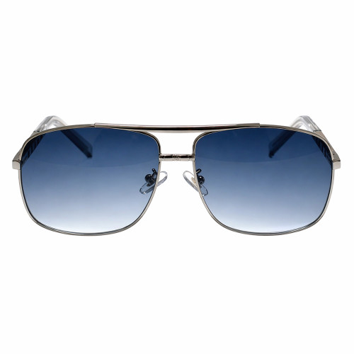 Luxury Retro Pilot Sunglasses with Double Bridge - Oversized Metal Frame Designer Sun Shades for Men & Women