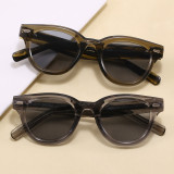 Retro Round Reinforced Wire-Core Temples Outdoor Vacation Sunglasses