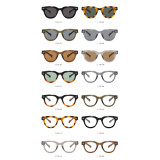 Retro Round Reinforced Wire-Core Temples Outdoor Vacation Sunglasses