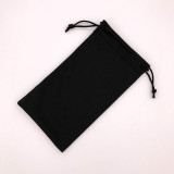 Black Microfiber Glasses Bag