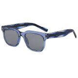 Classic Square Reinforced Wire-Core Temples Sunglasses
