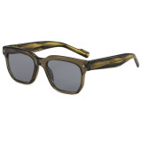 Classic Square Reinforced Wire-Core Temples Sunglasses
