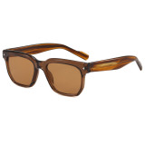 Classic Square Reinforced Wire-Core Temples Sunglasses