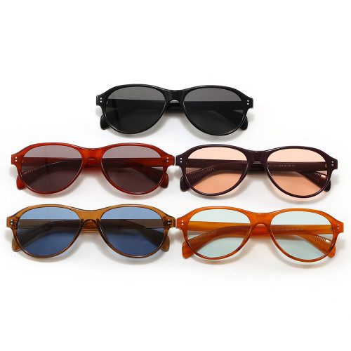 Retro Round UV400 Protection Shades Sunglasses