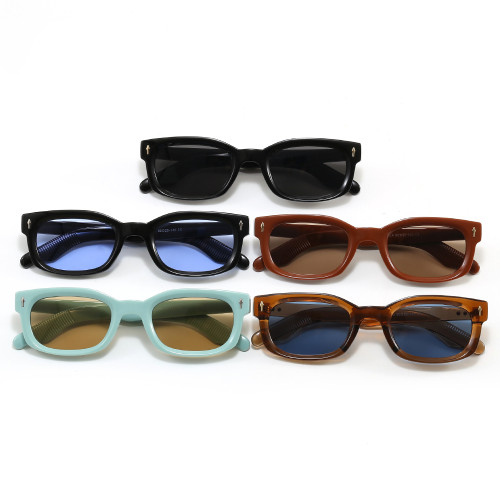 Vintage Rectangular UV400 Protection Shades Sunglasses