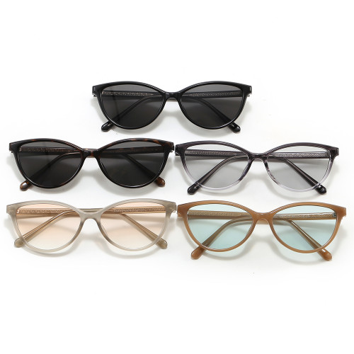 Retro Slim Cat Eye Sunglasses for Women