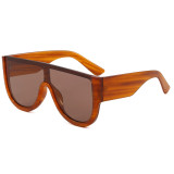 Retro 90s Style UV400 Oversized Shield Sunglasses for Men & Women