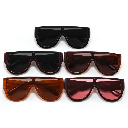 Retro 90s Style UV400 Oversized Shield Sunglasses for Men & Women