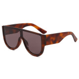 Retro 90s Style UV400 Oversized Shield Sunglasses for Men & Women