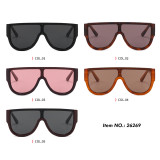 Retro 90s Style UV400 Oversized Shield Sunglasses for Men & Women