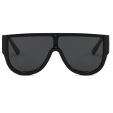 Retro 90s Style UV400 Oversized Shield Sunglasses for Men & Women